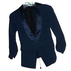 Navy blue Charlotte Russe fitted blazer