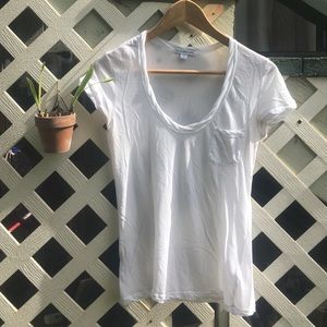 Size 1 James Peres scoop neck t shirt