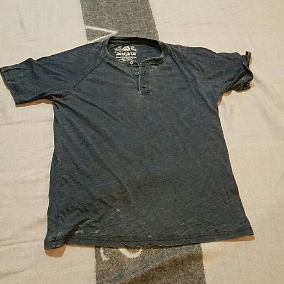 Trade mark American rag three button V neck shirt