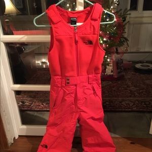 Red North Face Snow/Ski pants