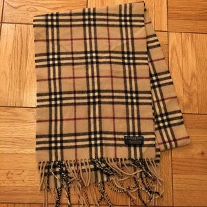Burberry Nova Check Lamb's Wool Scarf