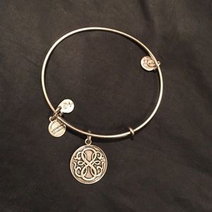 Alex & Ani, sterling bracelet.