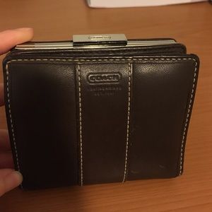 Coach brown wallet for women