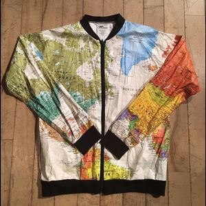 Tyvek World Map Jacket
