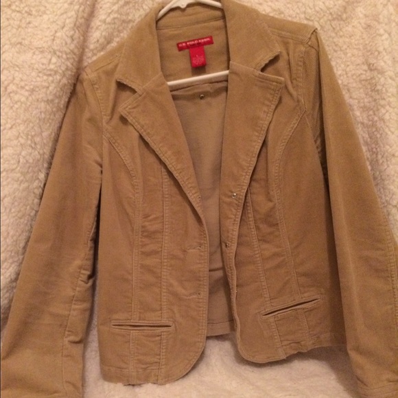 Women's U. S. Polo tan corduroy jacket.