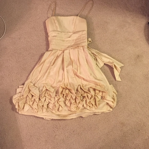 Gold dress