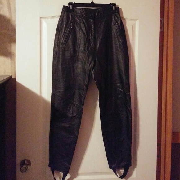 Leather pants