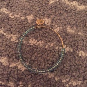 Alex and Ani blue bracelet