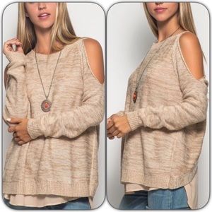 LS Open Back Sweater