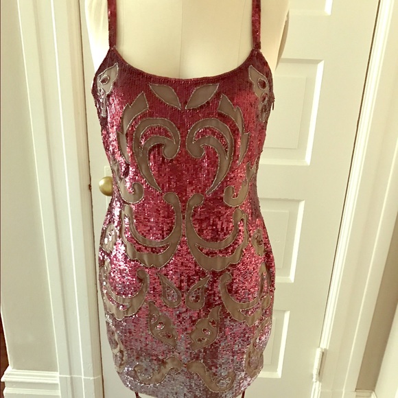 Needle and Thread Sequin Dress