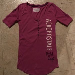 Aeropostale Quarter-length Fitted T