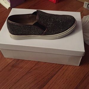 Steve Madden studded slip on shoes