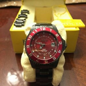 Invicta black and red women's watch