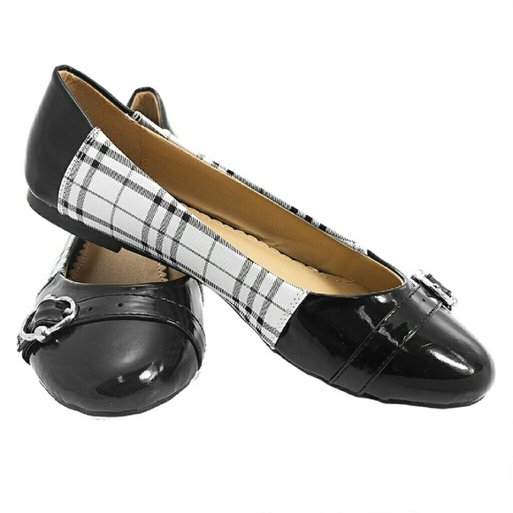 Tory K Shoes - Women Colorblock Ballet Flats, b-1335, Silver