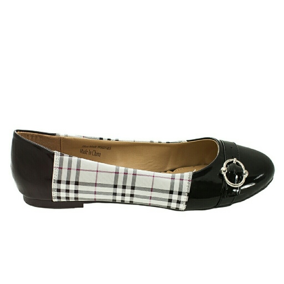Women Colorblock Ballet Flats, b-1335, Silver - Picture 2 of 5