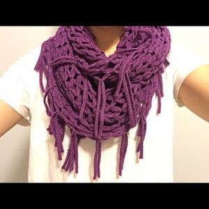 Boho Infinity Purple scarf