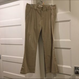 Boot Cut Khaki Pants