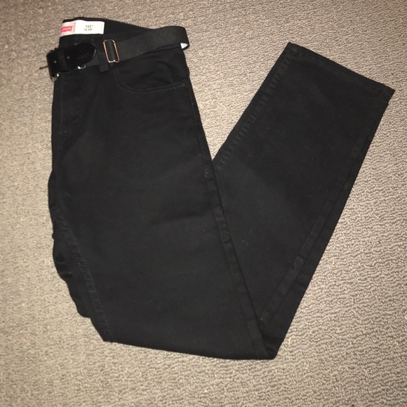 Boys Levi Black Jeans. Adidas Belt Included!