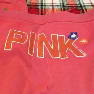 Coral pink VS Capri sweats