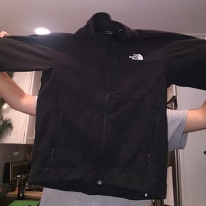 North face zip up performance jacket