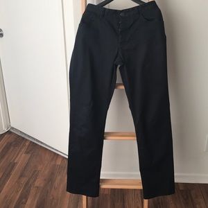 Men's Theory pants with Button fly