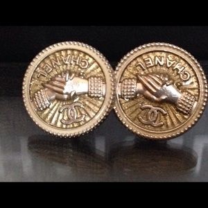 Chanel Button Earrings *New low price*