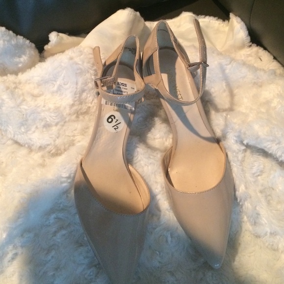 Cream shoes