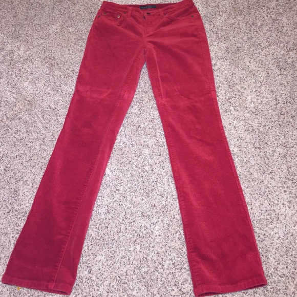 Lauren Ralph Lauren jeans red corduroy jeans 4
