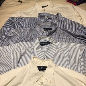Men's button down Polo shirt (lot of 5)