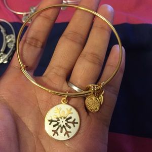 Gold Snowflake Alex & Ani Bracelet