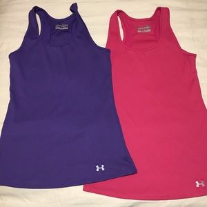 Women's under armour tanks (lot)