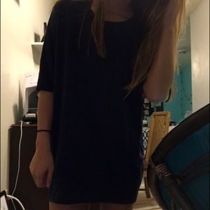 Lularoe long navy blue shirt