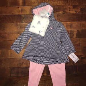 Three piece baby outfit