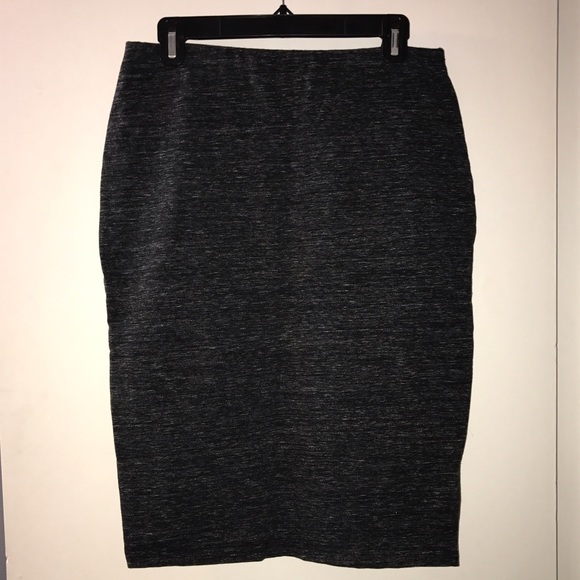 Philosophy Gray Pencil Skirt