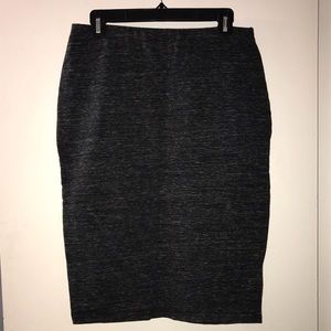 Philosophy Gray Pencil Skirt