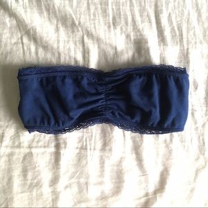 Navy lace bandeau