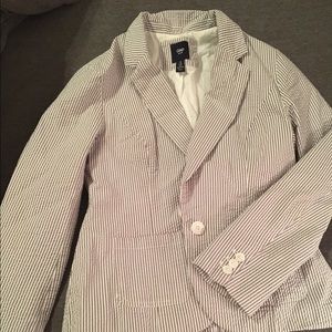 Gap pinstriped jacket