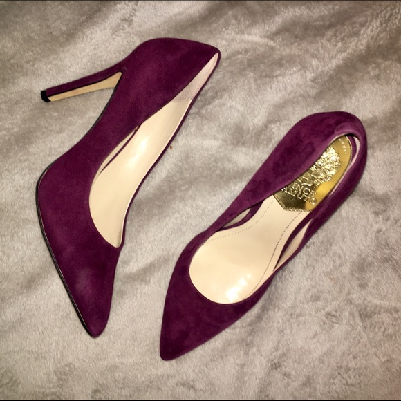 Vince Camuto suede heels
