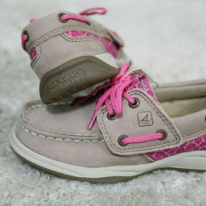 Sperry Toddler Girls Intrepid Stripes Boat Shoes