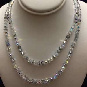 Swarovski Double Strand Crystal Necklace