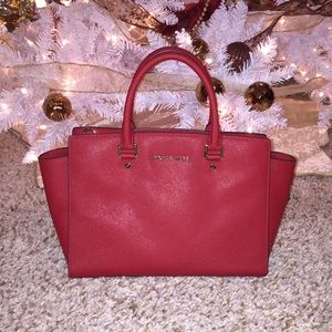 Michael Kors red purse (with longer handle too)