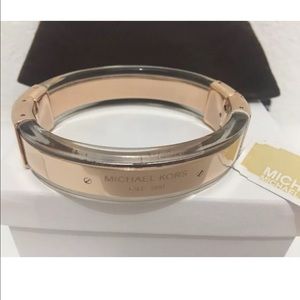 Michael Kors Rose Gold  Hinge Bracelet