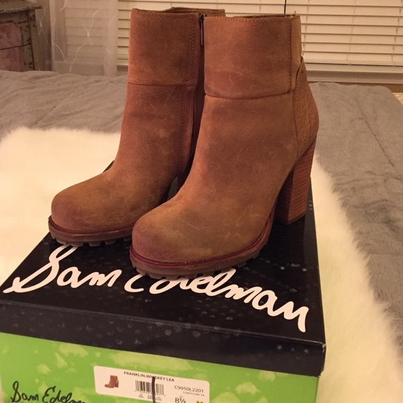 Sam Edelman Franklin tan boots