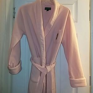 Women's Lauren Ralph Lauren Pink Robe Large