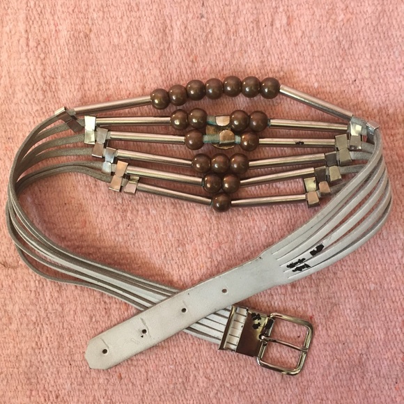 Vintage Crystal Beaded Belt - Picture 3 of 3