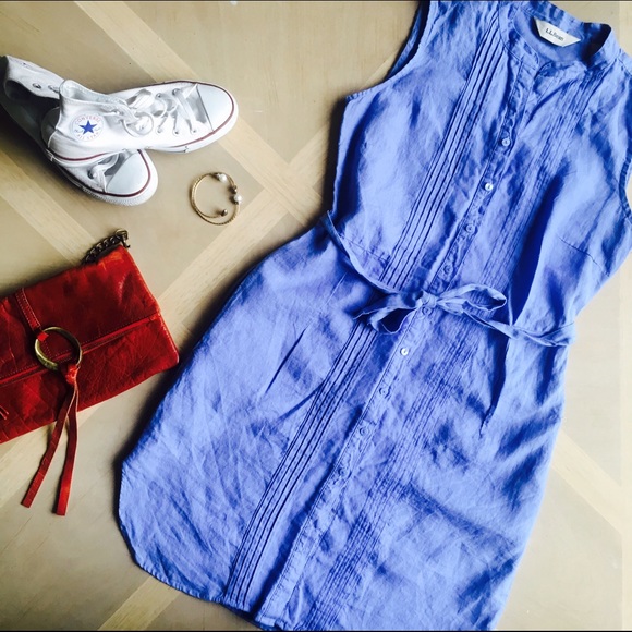 **Final Markdown** L.L. Bean Blue Jean Shirt Dress