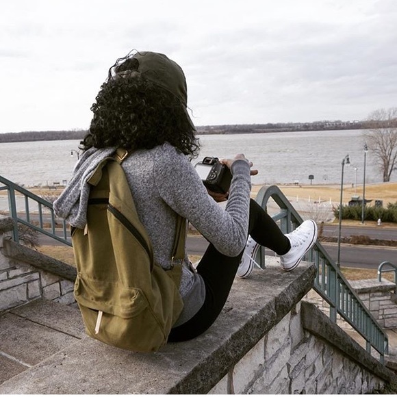 Divided Bags H M Military Green Backpack Poshmark