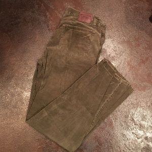 Polo cotton brown corduroy jeans, 36 x 34