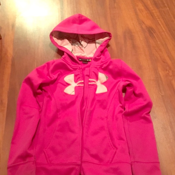 Youth girls 6x under armour full zip hoodie