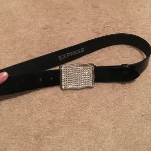 Black belt Diamond Buckle from Express